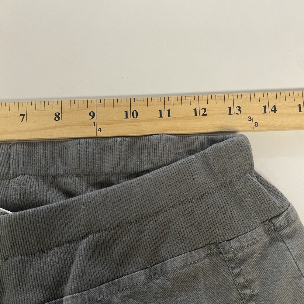 XCVI Pants Womens Large Cropped Utility Boho Pull-on Gray Gorpcore Granola L - Picture 6 of 8